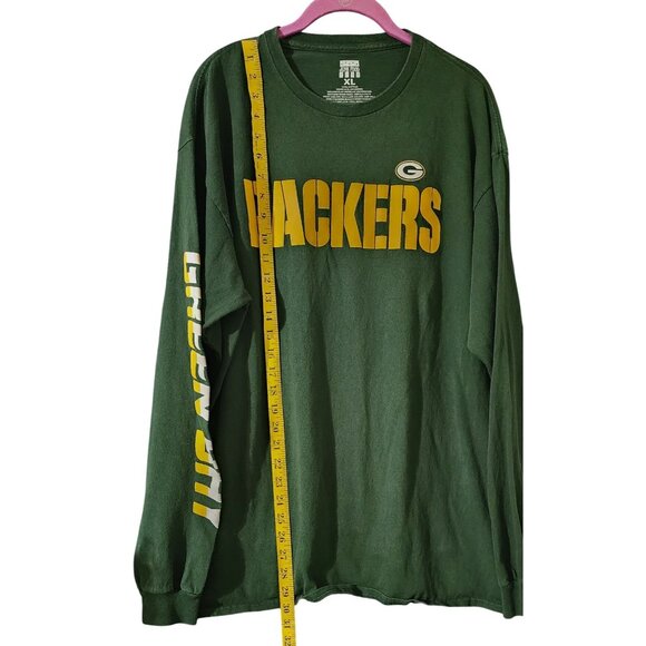Green Bay Packers Long Sleeve Shirt XL By Junk Food Mens NFL Team Apparel Cotton - Picture 6 of 6